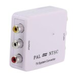 Adaptateur convertisseur de syst�me vid�o tv pal ntsc secam vers ntsc pal hd 1080p