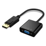 Adaptateur display port mle dp 1080p vers vga femelle cble convertisseur noir - visiodirect -