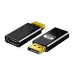 Adaptateur displayport vers hdmi 4kconvertisseur dp mle vers hdmi femellecompatible 4k@60hz pour pcmoniteur ...