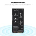 Adaptateur de disque dur ssd m. 2 ngff vers sata 22 broches carte de montage stable label