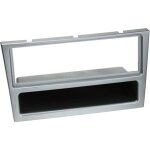 Adaptateur de faade 1 - din avec vide poche opel chrome mat