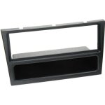 Adaptateur de faade 1 - din avec vide poche opel / renault / suzuki noir