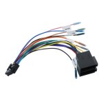 Adaptateur faisceau 20 broches iso 21. 5cm cble stro voiture commande volant inverse universel