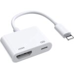 Adaptateur hdmi pour iphone vers tv adaptateur av num�rique 1080p �cran de synchronisation connexion ...