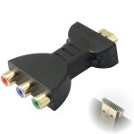 Adaptateur hdmi male vers 3 rca femelle convertisseur audio - vido pour dvd hdtv et projecteurs