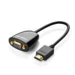 Adaptateur hdmi vers vga - ugreen - 40253 - r�solution 1080p - connecteur hdmi m�le - vga femelle
