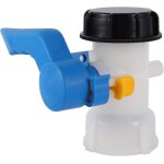 Adaptateur ibc 50 mm � 62mm vanne cuve 1000l plastique raccord cuve 1000 litres pour reservoir eau de ...