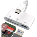 Adaptateur lecteur carte sd(3 en 1) usb c vers micro sd usb 3. 0 mmoire externes otg compatible pour ...