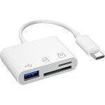 Adaptateur lecteur de carte usb - c vers sd compatible appareils photo et ordinateurs portables