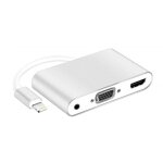 Adaptateur lightning vers hdmi / vga avec audio