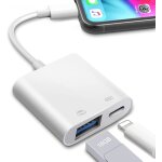 Adaptateur lightning vers usb 3. 0 avec port de charge rapide adaptateur usb iphone ipad caméra otg adaptateur ... Adaptateur lightning vers usb 3. 0 avec port de charge rapide adaptateur usb iphone ipad caméra otg adaptateur ...