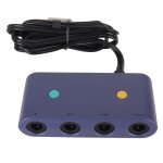 Adaptateur de manette gamecube 3 en 1 convertisseur de manette de jeu pour wiiu et switch pc label Adaptateur de manette gamecube 3 en 1 convertisseur de manette de jeu pour wiiu et switch pc label