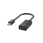 Adaptateur mini displayport vers hdmi 4k noir adaptateur audio