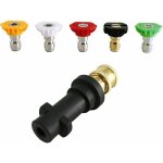 Adaptateur de nettoyeur haute pression vers raccord rapide de 635 mm pour karcher k2 - k7 avec 5 embouts ...