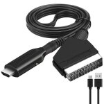 Adaptateur pritel vers hdmi convertisseur pritel vers hdmi avec cble hdmi scart vers hdmi convertisseur ...