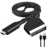Adaptateur p�ritel vers hdmi convertisseur p�ritel vers hdmi avec c�ble hdmi scart vers hdmi convertisseur ...