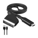 Adaptateur péritel vers hdmi convertisseur avec câble hdmi pour tv full hd 720p / 1080p odipie Adaptateur péritel vers hdmi convertisseur avec câble hdmi pour tv full hd 720p / 1080p odipie