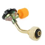 Adaptateur de recharge de bouteille de butane - cuivre et alliage de zinc - pour camping ext�rieur