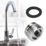 Adaptateur de robinet de cuisine - inverseur tuyau de jardin - laiton chromé - arrosage de jardin Adaptateur de robinet de cuisine - inverseur tuyau de jardin - laiton chromé - arrosage de jardin