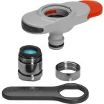 Adaptateur de robinet dintrieur gardena - raccordement filetage mle m22 ou femelle m24 - garantie 5 ...