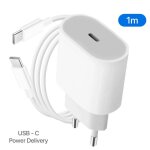 Adaptateur secteur 20w usb - c rapide + câble 1m chargeur iphone 16 / 15 / pro / max certifié mfi pour ... Adaptateur secteur 20w usb - c rapide + câble 1m chargeur iphone 16 / 15 / pro / max certifié mfi pour ...