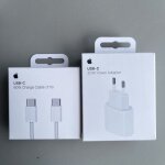 Adaptateur secteur usb - c dorigine apple 20w pour iphone 16 15 14 13 12 mini pro max plus eu add usb ...