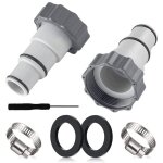 Adaptateur de tuyau de piscine a adaptateurs de tuyau de 32 / 38 mm compatibles avec la piscine intex ...