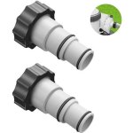 Adaptateur de tuyau de piscine - intex - raccord piscine - connexions 15 et 125 - plastique - durable ...