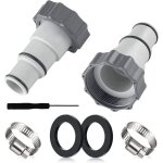 Adaptateur de tuyau de piscine araccordement piscine avec filetage interneadaptateurs de tuyau de 32 ...