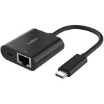 Adaptateur usb - c vers ethernet + recharge - belkin - connect - gigabit ethernet - 100 w - 10 / 100 ...