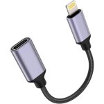 Adaptateur usb c vers lightning - kal - adaptateur usb c vers lightning 4 pouces27w pd charge rapidecompatible ...
