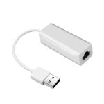 Adaptateur usb vers rj45 ethernet lan micro usb vers carte rseau blanc