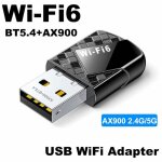 Adaptateur usb wifi 6 ax900mbps pour pc adaptateur wifi bluetooth 5. 4 2 en 1 double bande 2. 4g / 5gax900 ... Adaptateur usb wifi 6 ax900mbps pour pc adaptateur wifi bluetooth 5. 4 2 en 1 double bande 2. 4g / 5gax900 ...