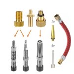 Adaptateur de valve de vélo français sv dunlop dv sclaverand av autoventil aiguille Adaptateur de valve de vélo français sv dunlop dv sclaverand av autoventil aiguille