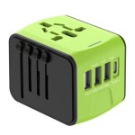 Adaptateur voyage universel international avec 3 usb et 1 type c 1500w prise france vers usa canada uk ...