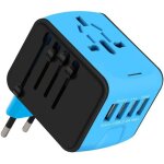 Adaptateur voyageadaptateur prise universelle 4 ports usb et prise acadaptateur prise france vers usa ...