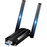 Adaptateur wifi usb cl usb wifi 5g / 2. 4g 1300mbps rcepteur wifi usb avec antenne 5dbi pour pc ordinateur ...