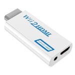 Adaptateur wii vers hdmi convertisseur avec port hdmi et sortie audio 35 mm 1080p pour nintendo wii u ...