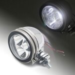 Additionnels lampes moto chrome mtal retro led passage du phare de phare de phare de brouillard