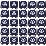 Adefol 30 pices 95 - 526 mesure de joint de membrane pour carburateur walbro 95 - 526 - 9 95 - 526 - ...