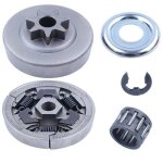 Adefol 7 - dents 3 / 8 pignon de chane pour stihl ms311 ms362 ms391 ms461 pignon + tambour embrayage ...