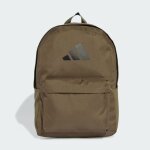 Adidas classic 3 bar logo backpack olive strata