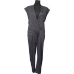 Adidas combinaison manches courtes d�collet� plongeant confortable l�g�re noire taille s