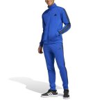 Adidas survtement sportswear basic 3 - stripes tricot bleu - ji8857