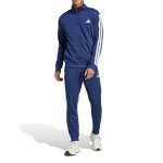 Adidas survtement sportswear basic 3 - stripes tricot bleu - ji8859