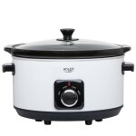 Adler - mijoteuse - faitout amovible en cramique - 58 l - poignes de transport rsistantes  la chaleur ...