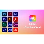 Adobe creative cloud - licence 1 an - toutes applications - 100 go de stockage - pc / mac