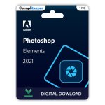 Adobe photoshop elements 2021 - activation perptuelle -  tlcharger - 1 pc - non compatible mac