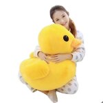 Adorable canard en peluche jaune en caoutchouc - doux de haute qualit pour tous les ges cadeau et objet ...