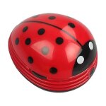Adorable mini aspirateur de bureau portable beetle balayeuse de miettes mini hoover (rouge) label